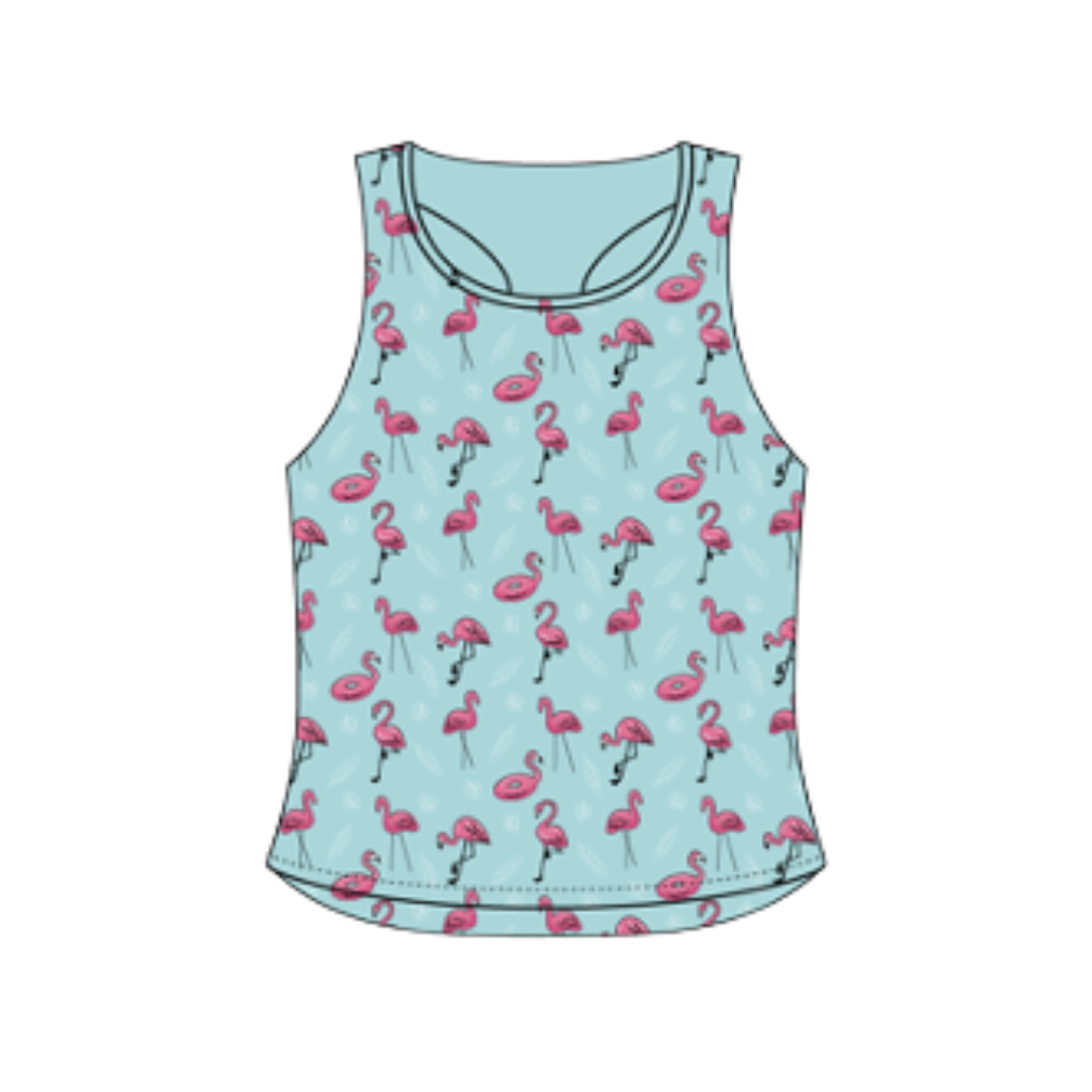 Womens Running Tank - Find the Fauxmingo