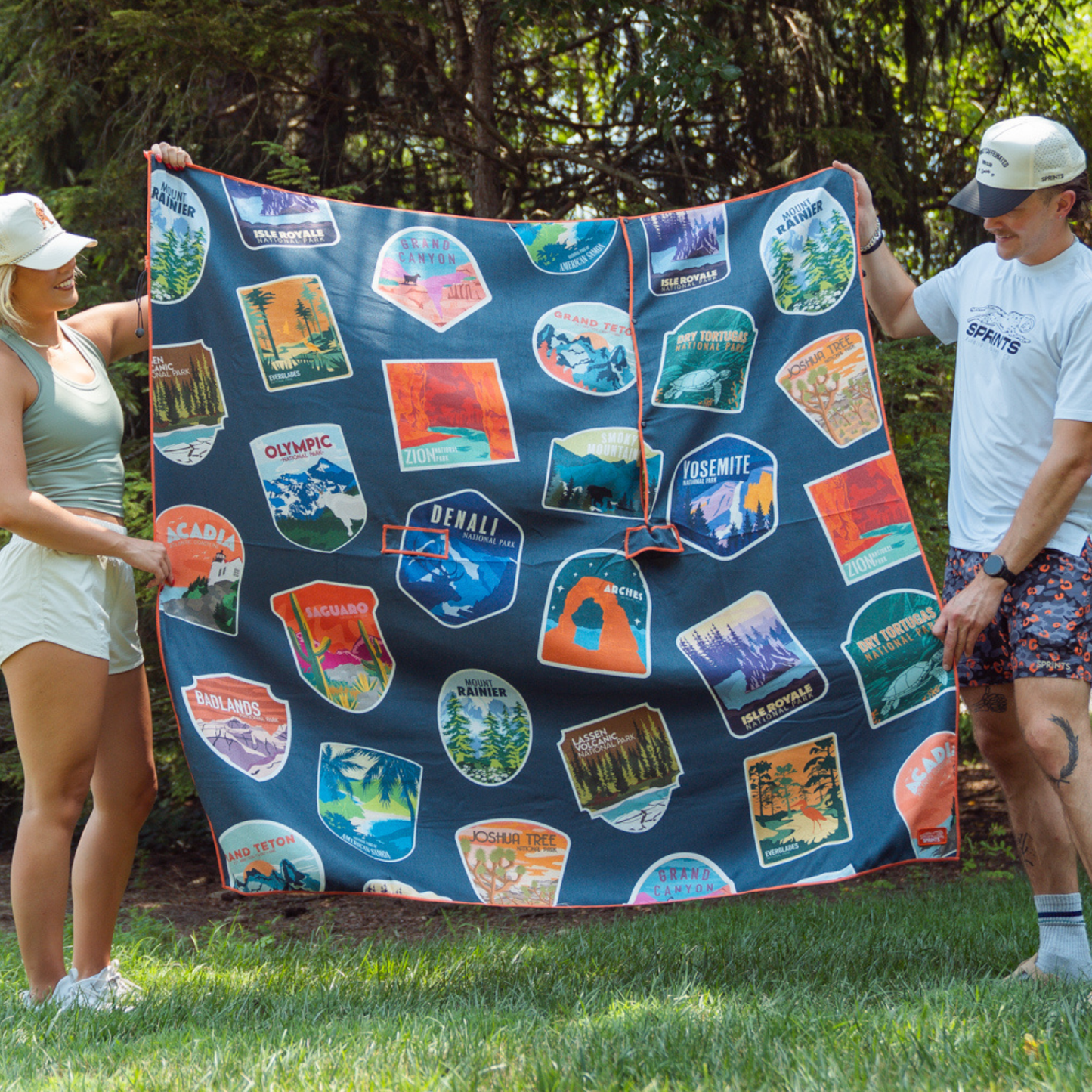 National Parks Bench Seat Cover Towel