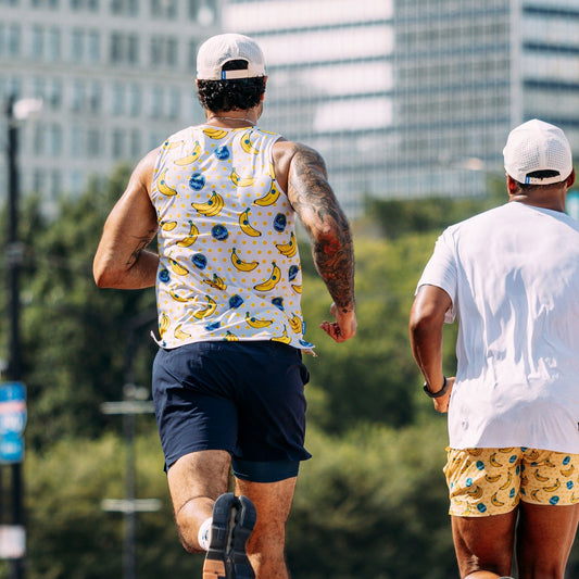 Mens Core Zero Running Tank - Banana Blitz