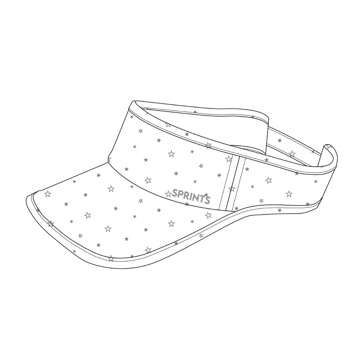 Starline White Visor (Unisex)