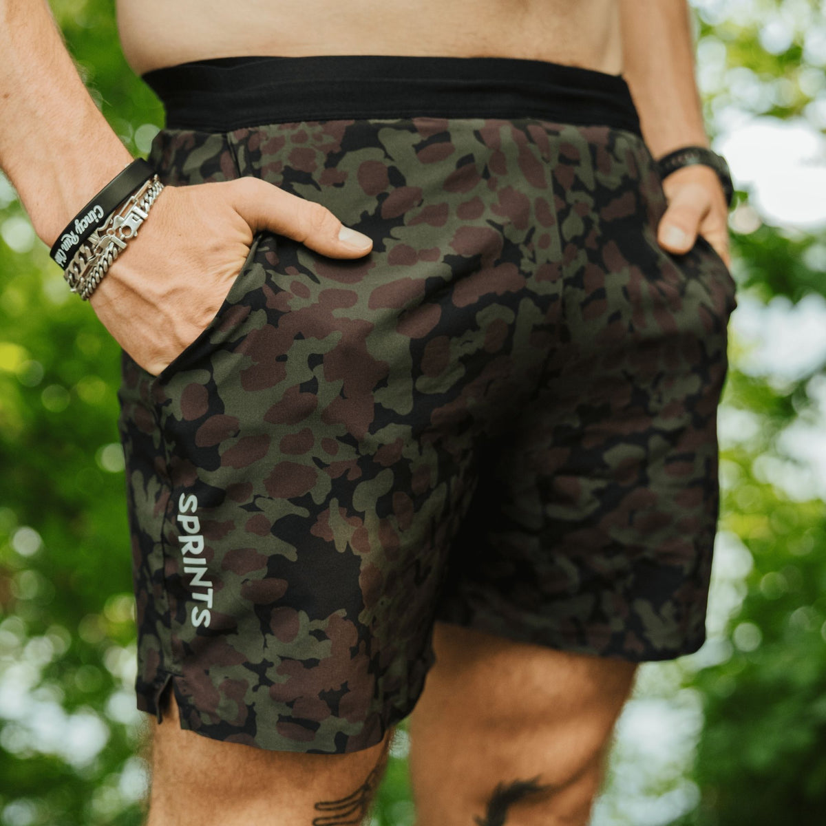 Mens Avigate 5" Fusion Short - The Range Camo