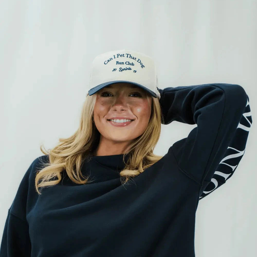 Can I Pet That Dog Run Club Structured VP Hat (Unisex)