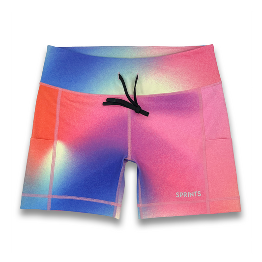 Womens Flexion 5" Compression Short - Skiddle Stratification