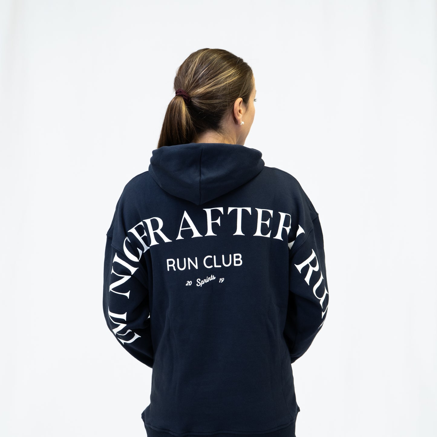 Run Club Hoodie - I'm Nicer After I Run (Unisex)