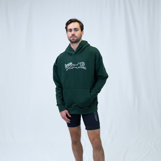 Victory Sprints Oversized Hoodie - Green Label (Unisex)