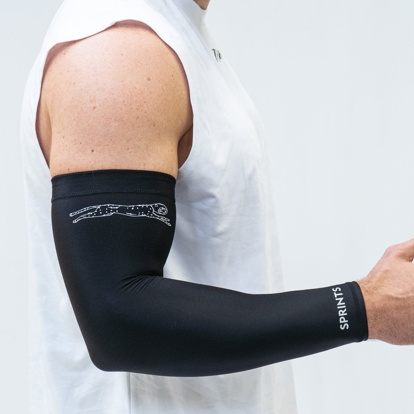 Compression Arm Sleeves - Black Flash Reflective (Unisex)
