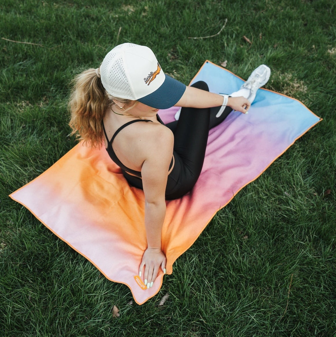Golden Glow Car Seat Cover Towel