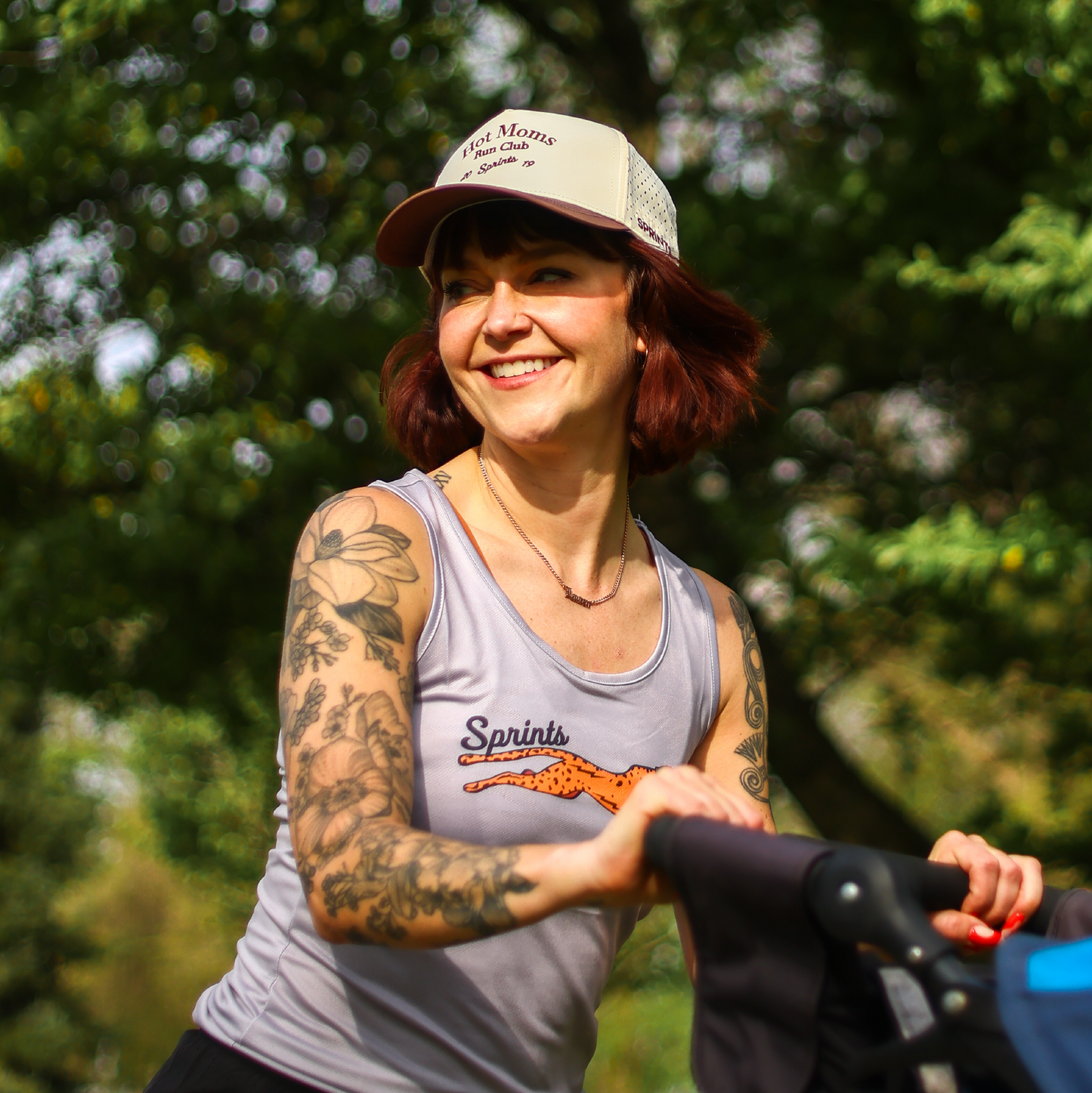 Hot Mom Run Club Structured VP Hat (Unisex)
