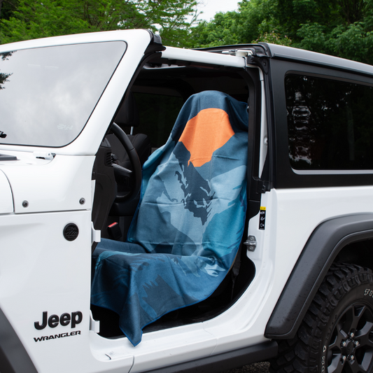 Sasquatch Habitat Car Seat Cover Towel