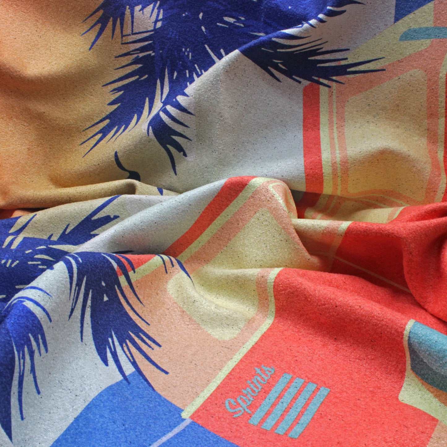 Retro Sunset Car Seat Cover Towel