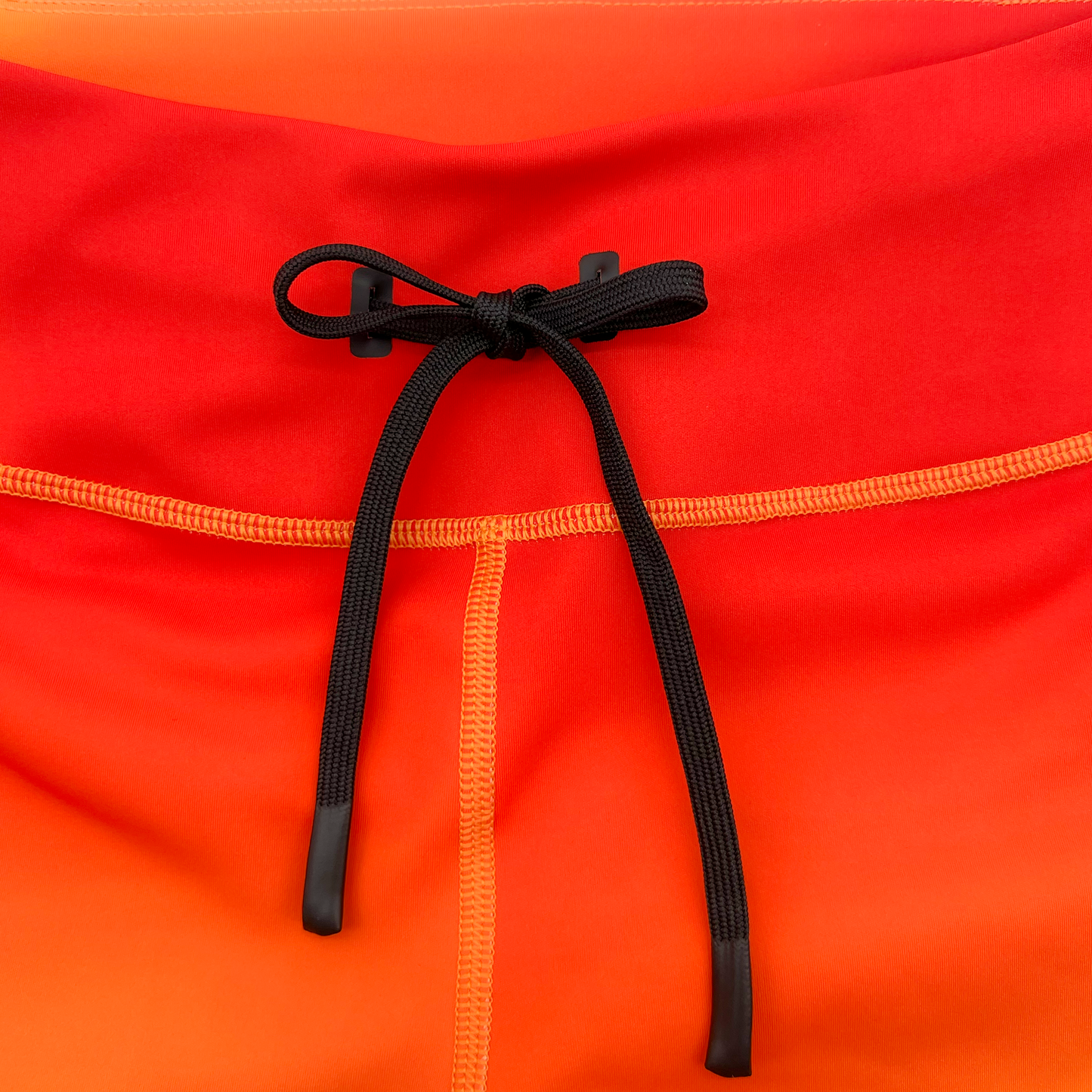Womens Flexion 8" Compression Short - Orange Crush