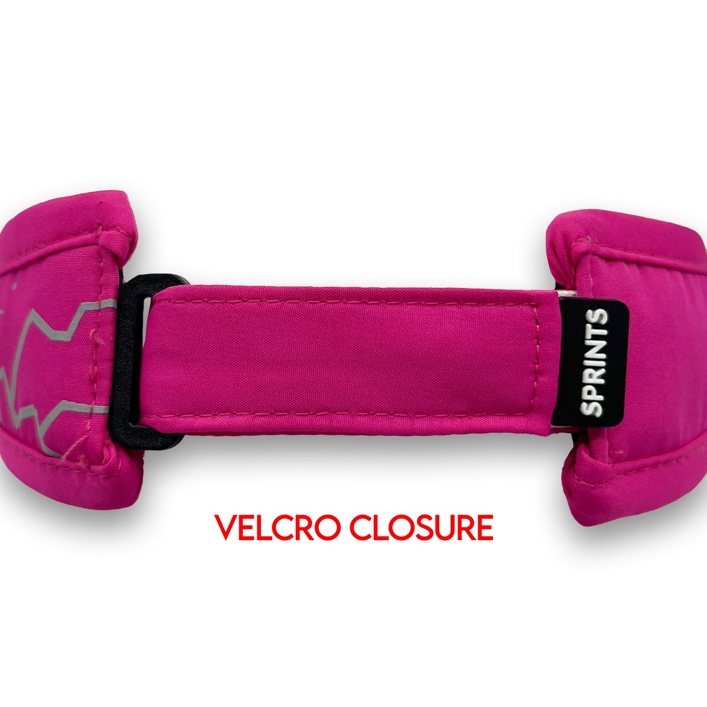 Dystopian Neon Pink Flash Reflective Visor (Unisex)