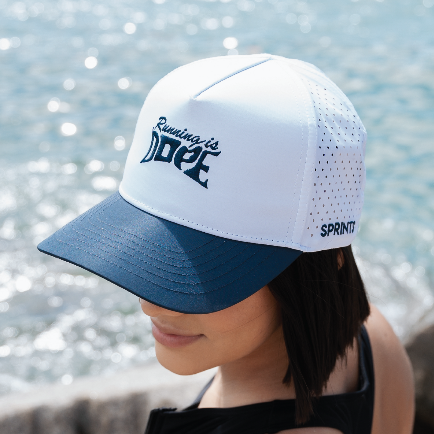 Kitted out in Cambridge Running is Dope VP Hat (Unisex)