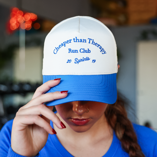 Cheaper Than Therapy Run Club Structured VP Hat (Unisex)