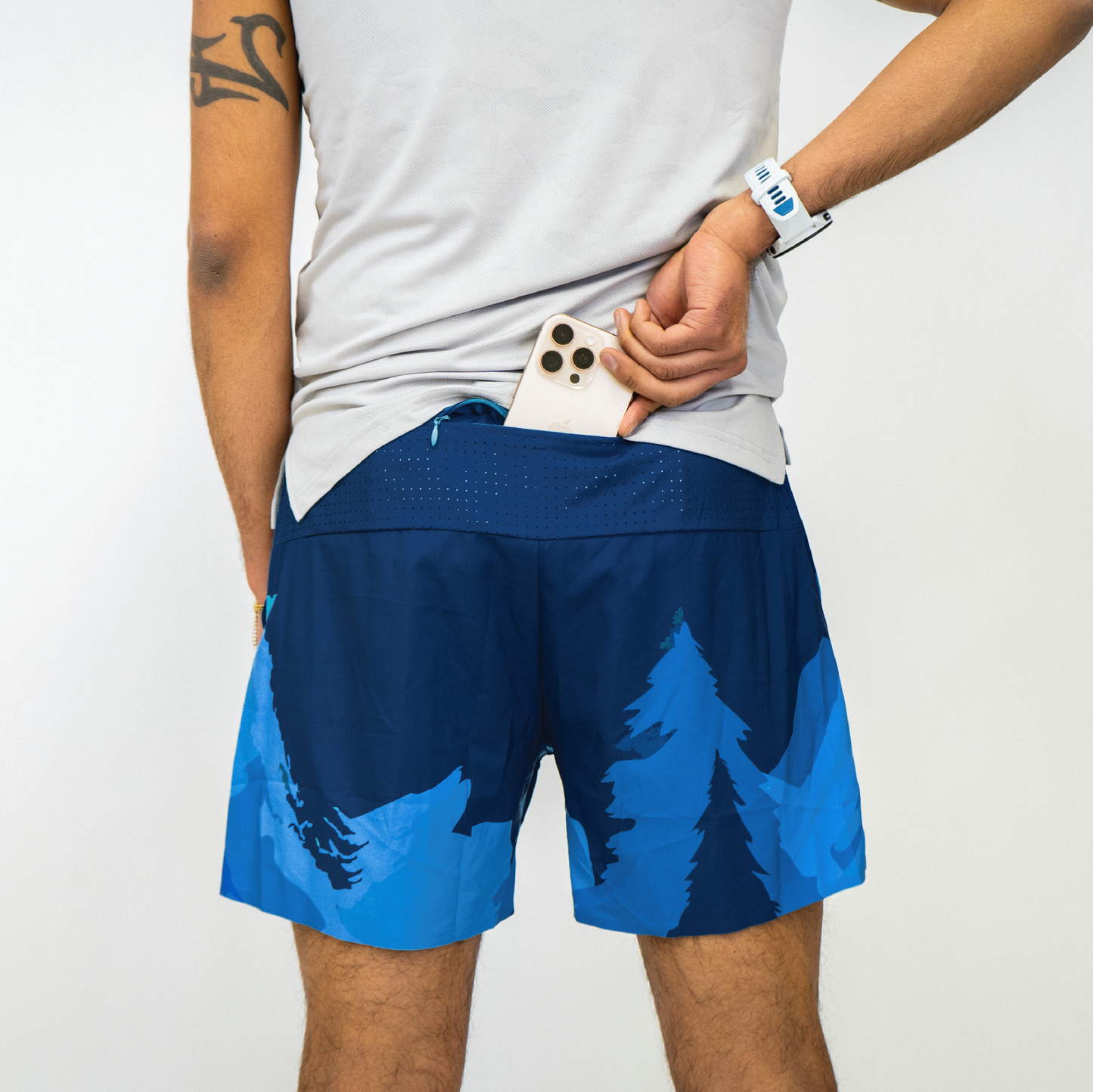 Mens Avigate 5" Fusion Short - Sasquatch