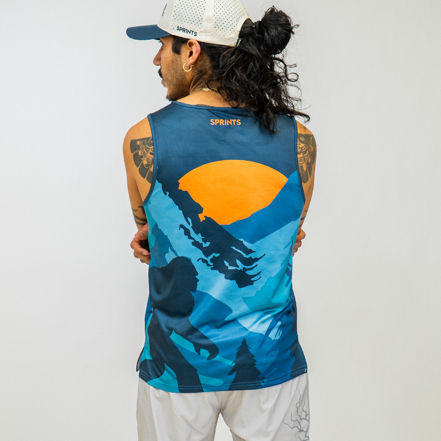 Mens Running Tank - Sasquatch 2.0