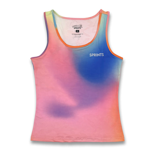 Womens Running Tank - Skiddle Stratification