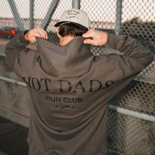 Run Club Oversized Hoodie - Hot Dads (Unisex)