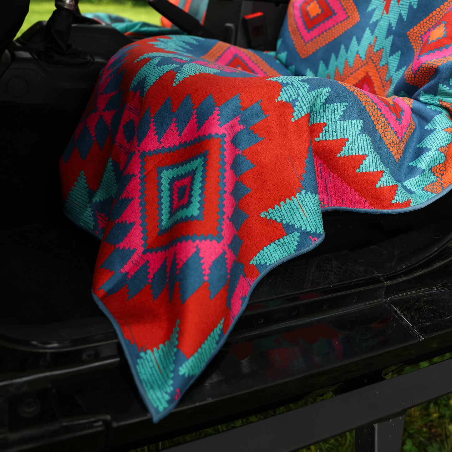 Camp Crimson Car Seat Cover Towel