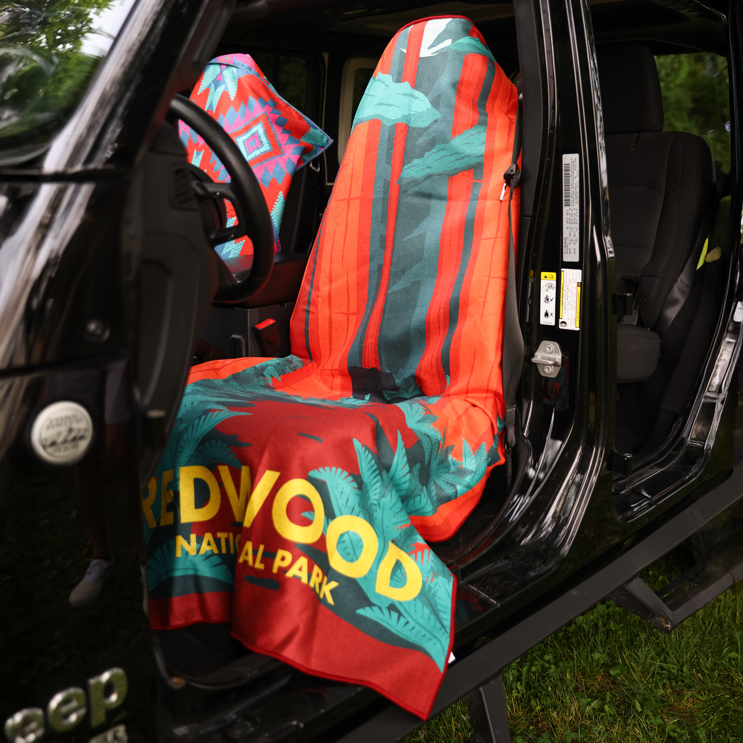 Redwoods National Park Car Seat Cover Towel