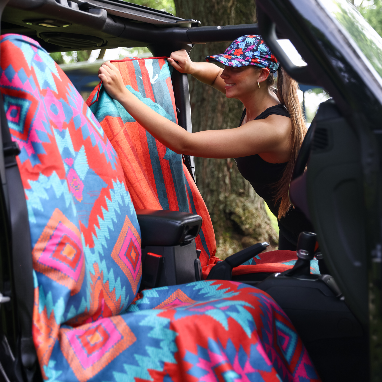 Redwoods National Park Car Seat Cover Towel