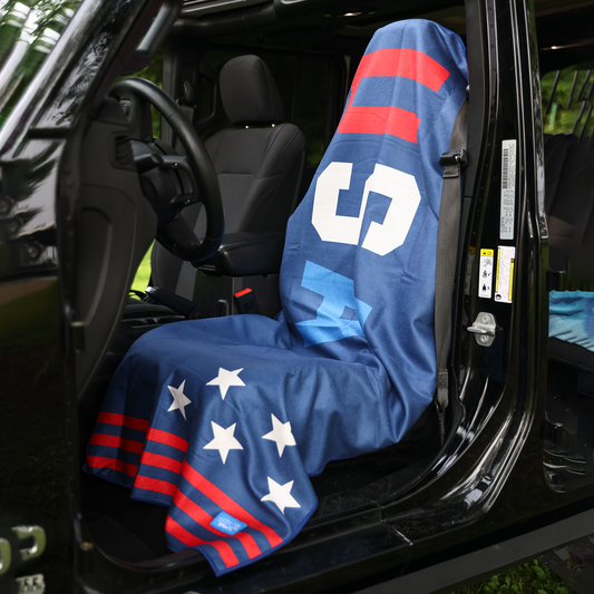 USA Car Seat Cover Towel
