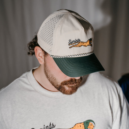 Victory Sprints Max Relax Green EZ Rope Snapback Hat (Unisex)