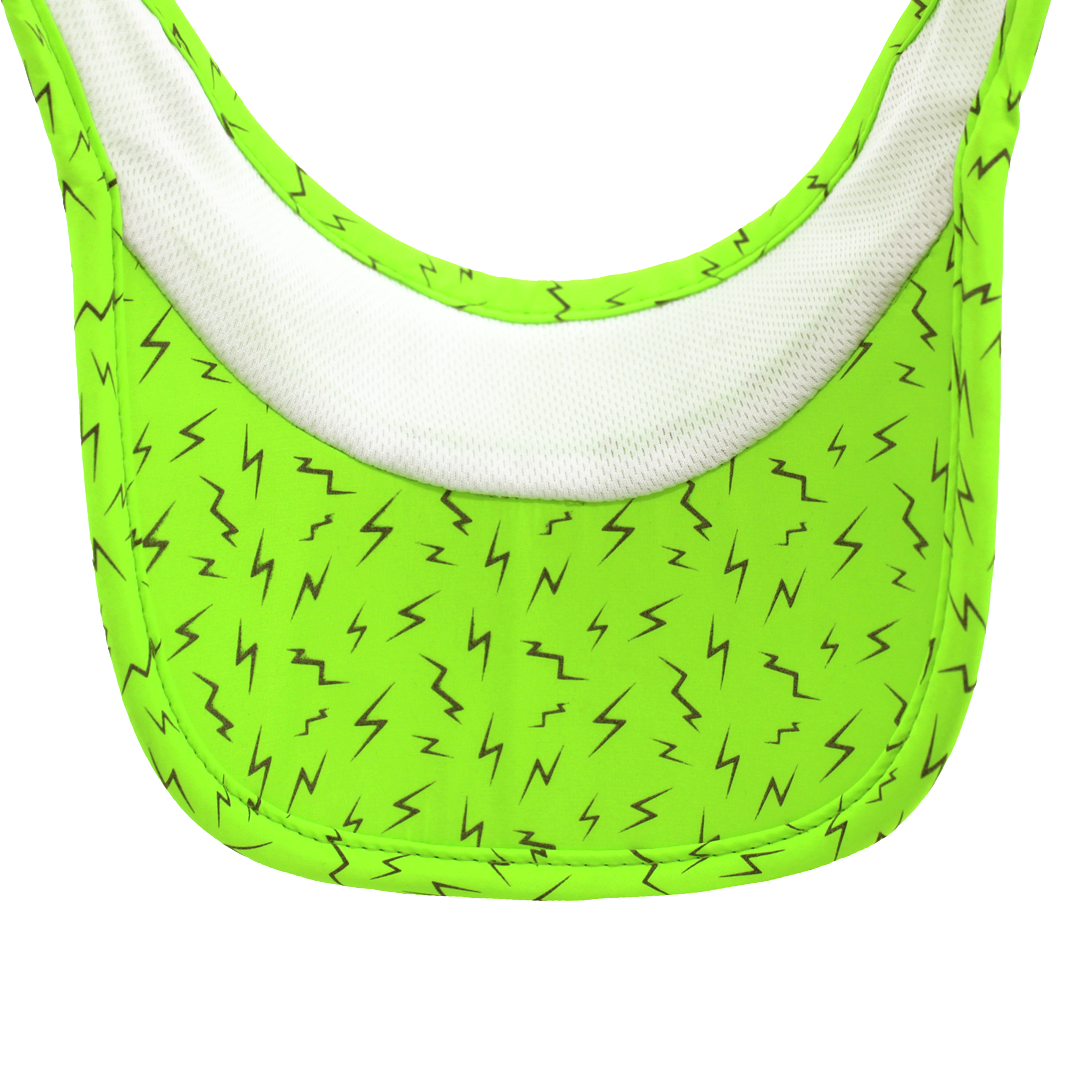 Neon Flash Reflective Green Visor (Unisex)