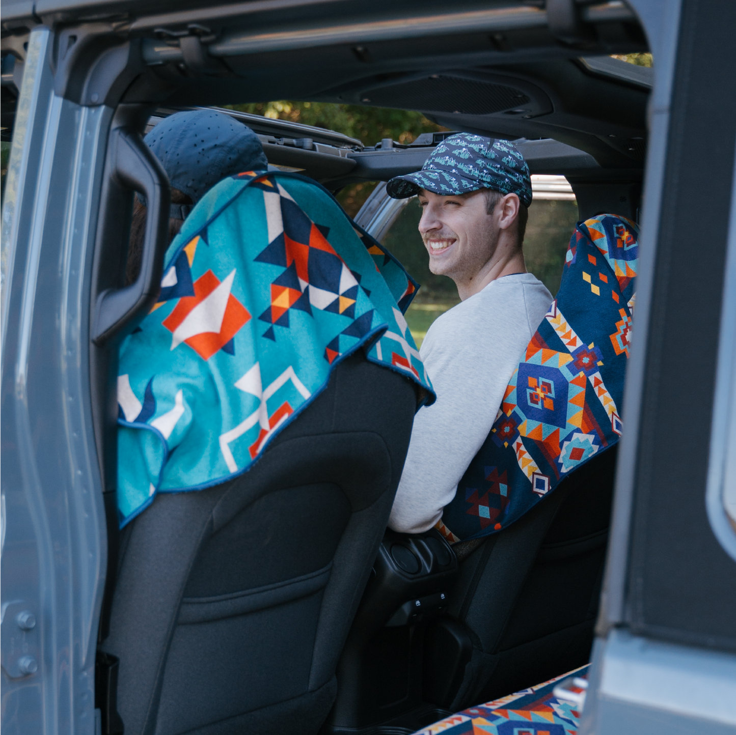 Bohemian Nomad Noises Car Seat Cover Towel