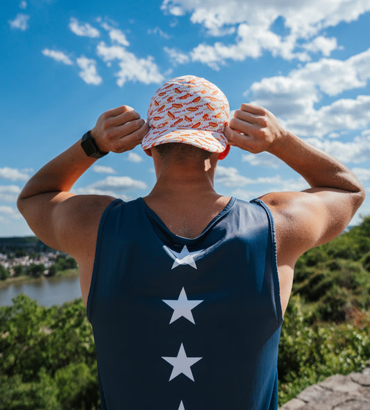 Mens Core Zero Running Tank - USA Navy