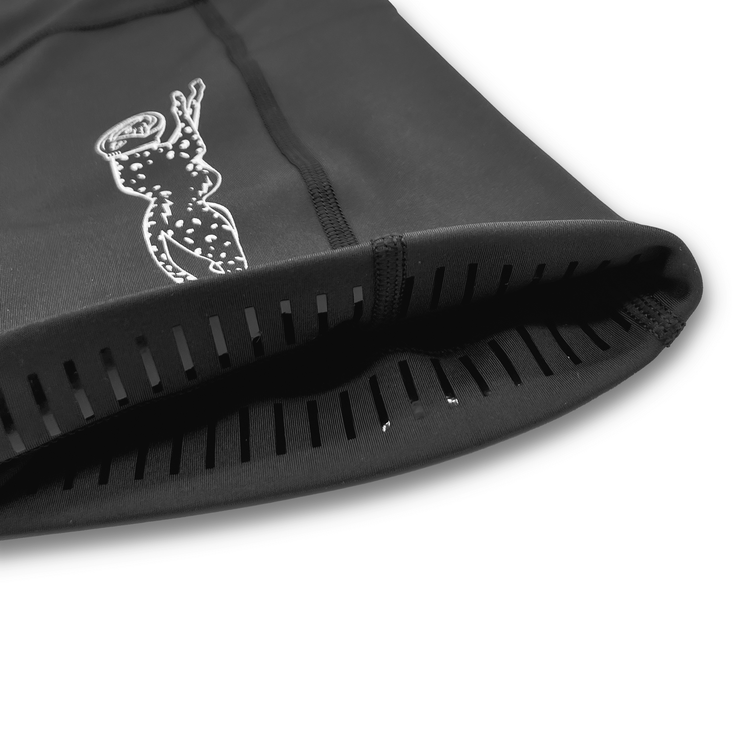 Womens Flexion 8" Compression Short - Stealth Black