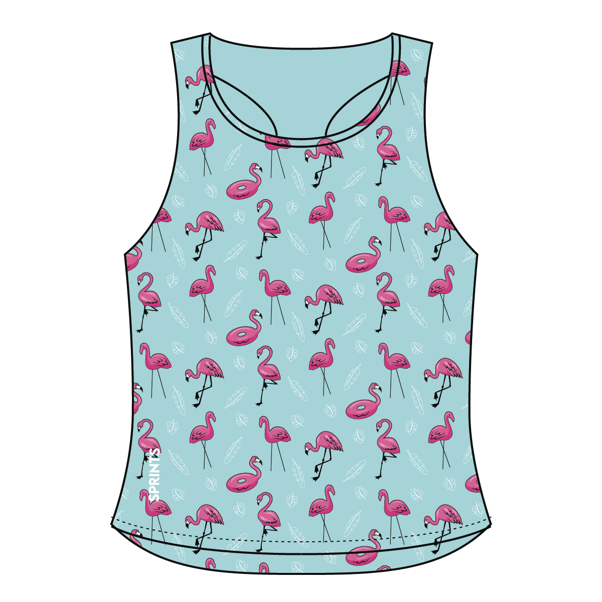 Womens Running Tank - Find the Fauxmingo