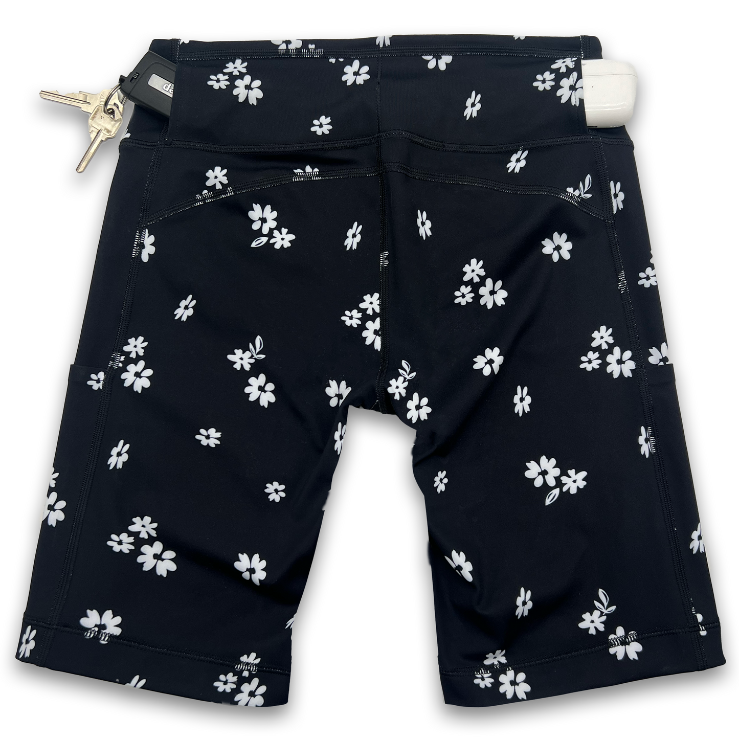 Womens Flexion 8" Compression Short - Florid Declamation