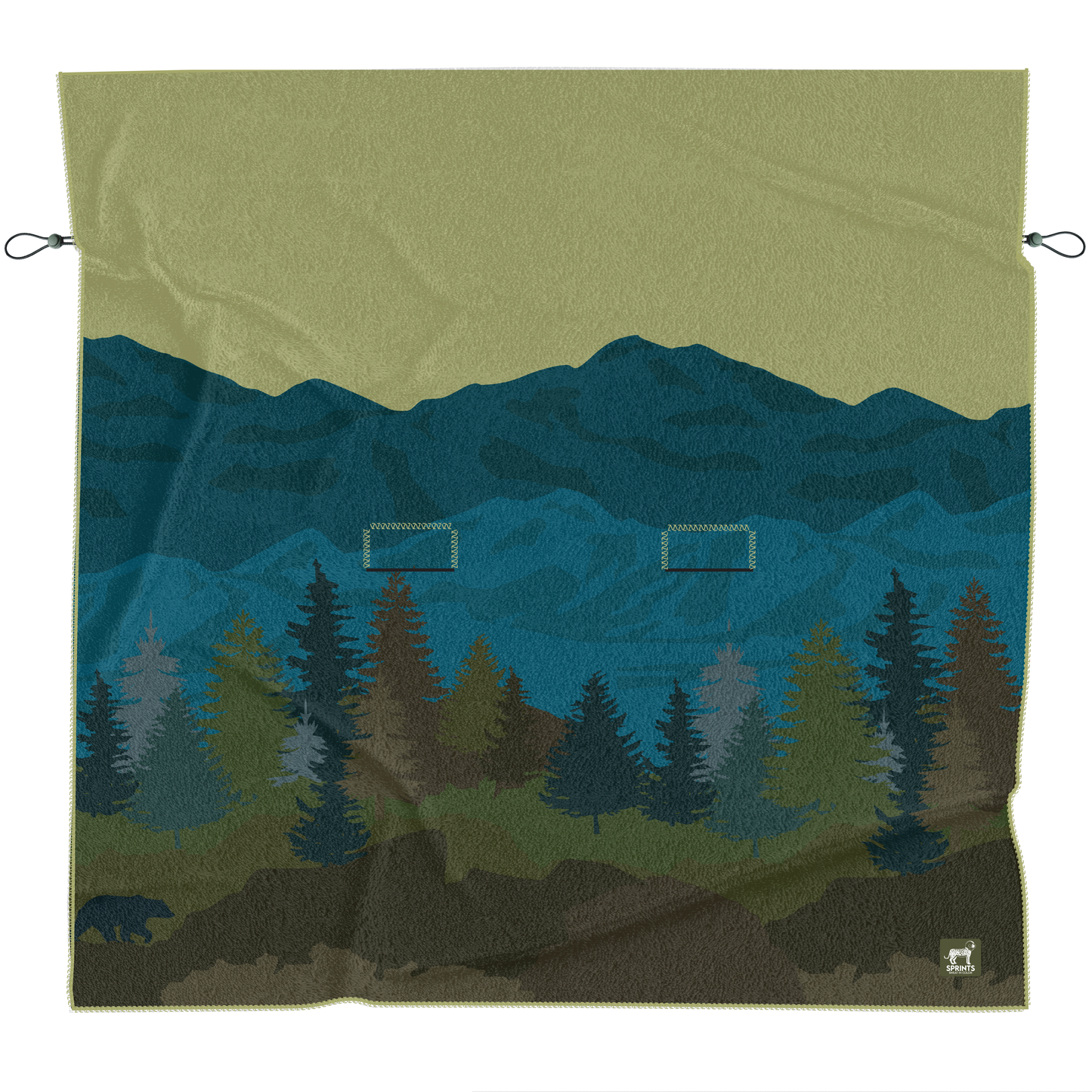 Grizzly Guide Party Size Towel