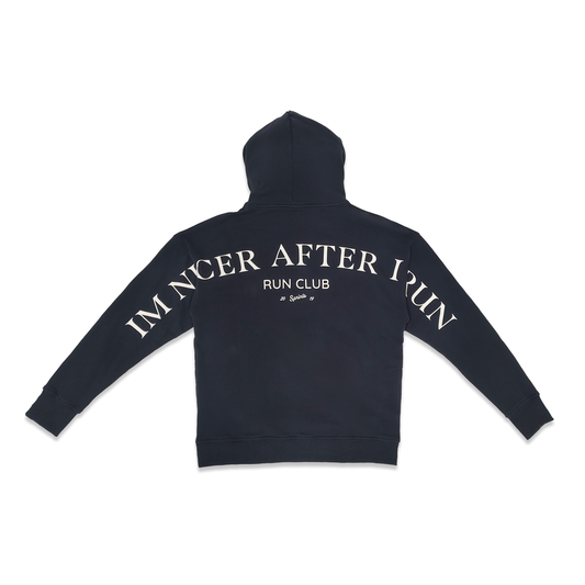 Run Club Oversized Hoodie - I'm Nicer After I Run (Unisex)