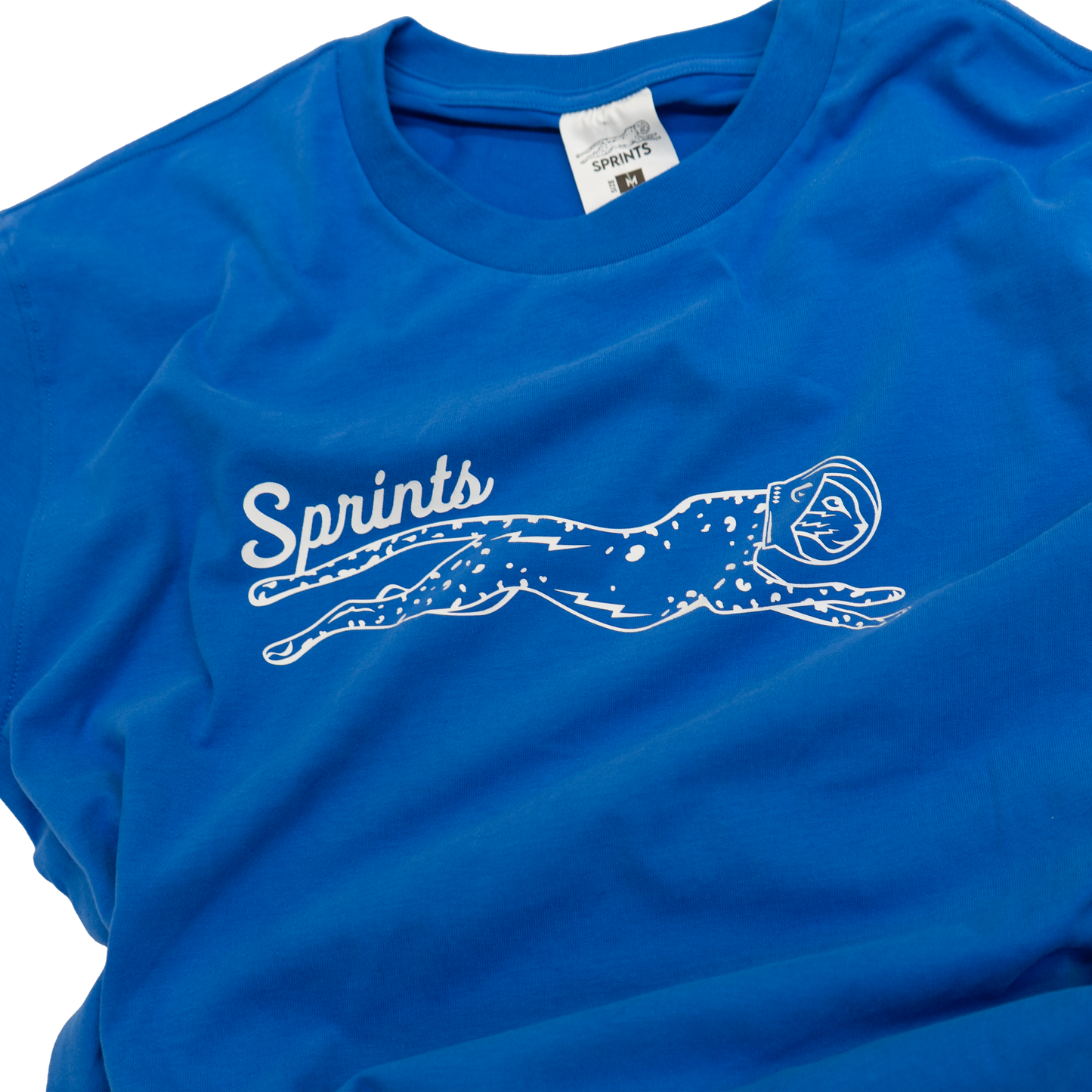 Victory Sprints Luxe Suprima Cotton Tee - Blue (Unisex)
