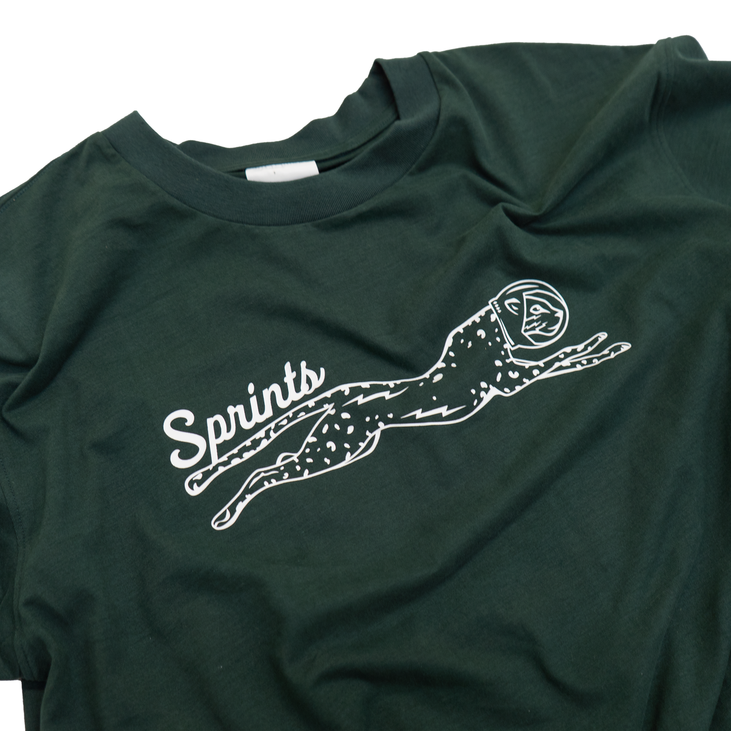 Victory Sprints Luxe Suprima Cotton Tee - Green (Unisex)