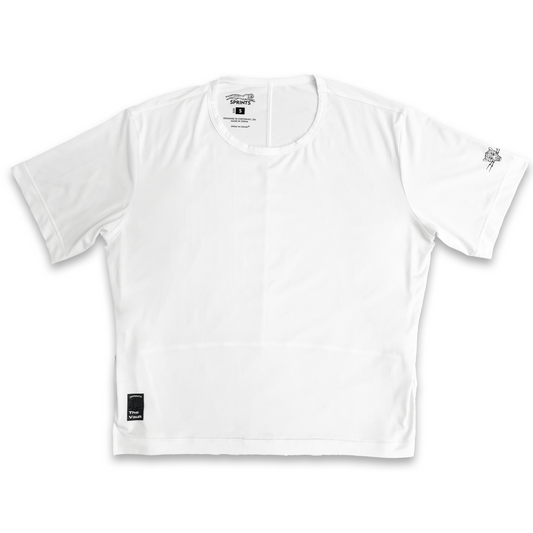 Womens Core Zero Tech Tee - Vault Jag White