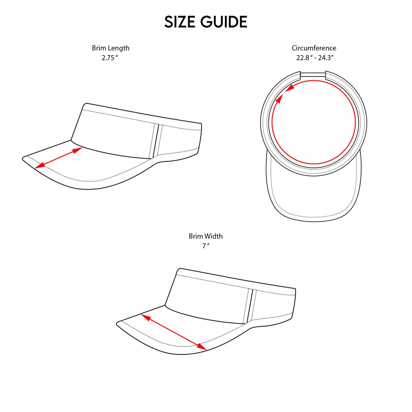 Bananas Visor (Unisex)