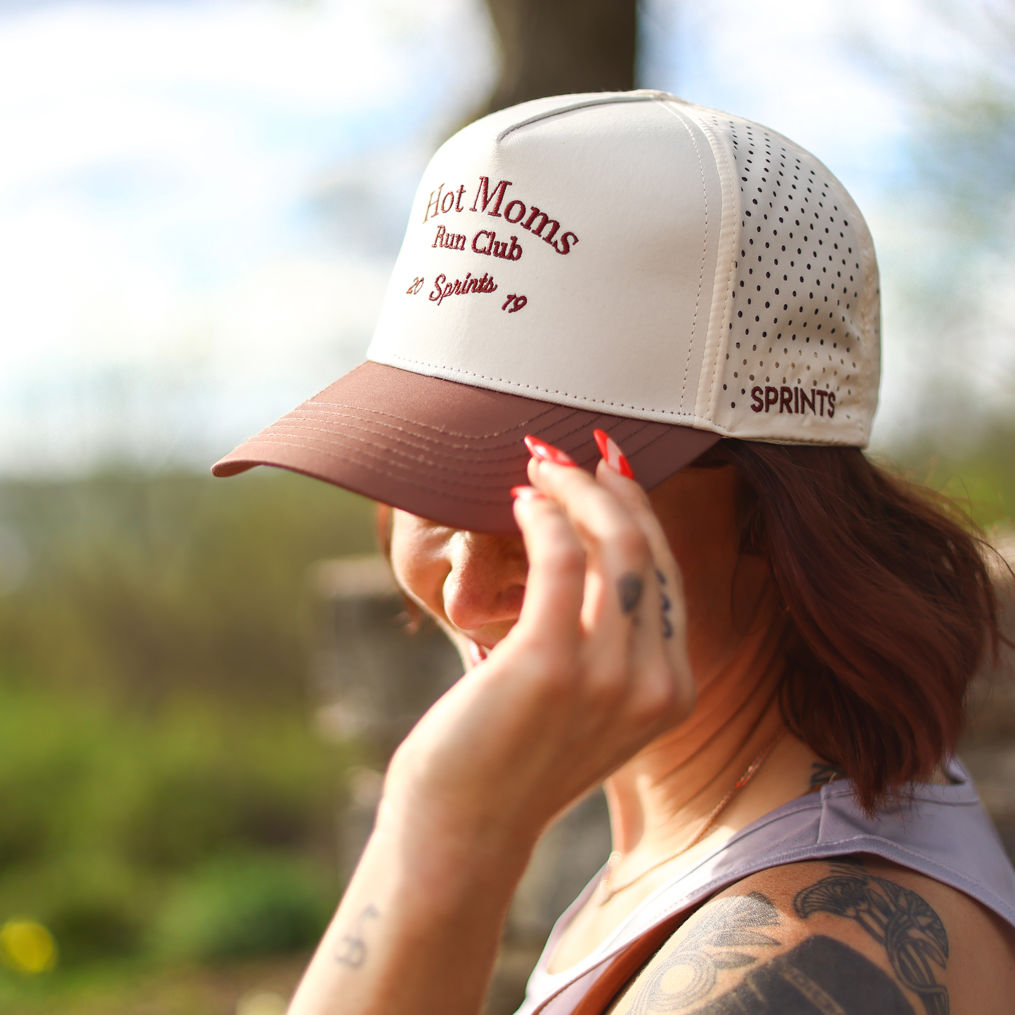 Hot Mom Run Club Structured VP Hat (Unisex)