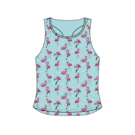 Womens Running Tank - Find the Fauxmingo