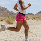 Womens Avigate 4" Mercy Short - Florid Declamation Pink