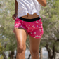 Womens Avigate 4" Mercy Short - Florid Declamation Pink