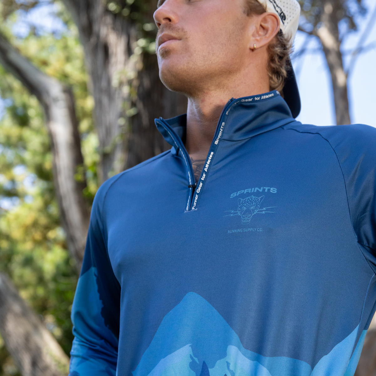 Mens Midland Quarter Zip - Sasquatch