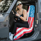 American Flag Car Seat Cover Towel
