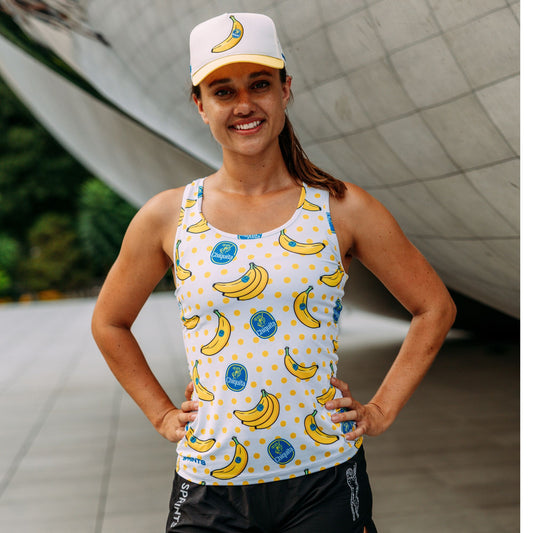 Womens Core Zero Running Tank - Banana Blitz