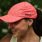 Ponytail Hat - Neon Flash Pink