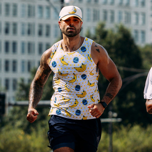 Mens Core Zero Running Tank -  Banana Blitz