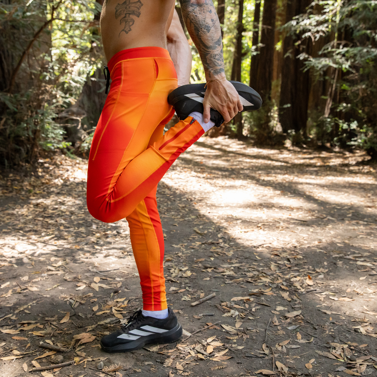 Mens Flexion Max Compression  - Orange Crush