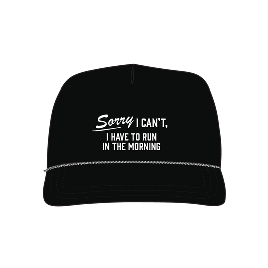 Sorry I Cant - EZ Rope Snapback Hat (Unisex)